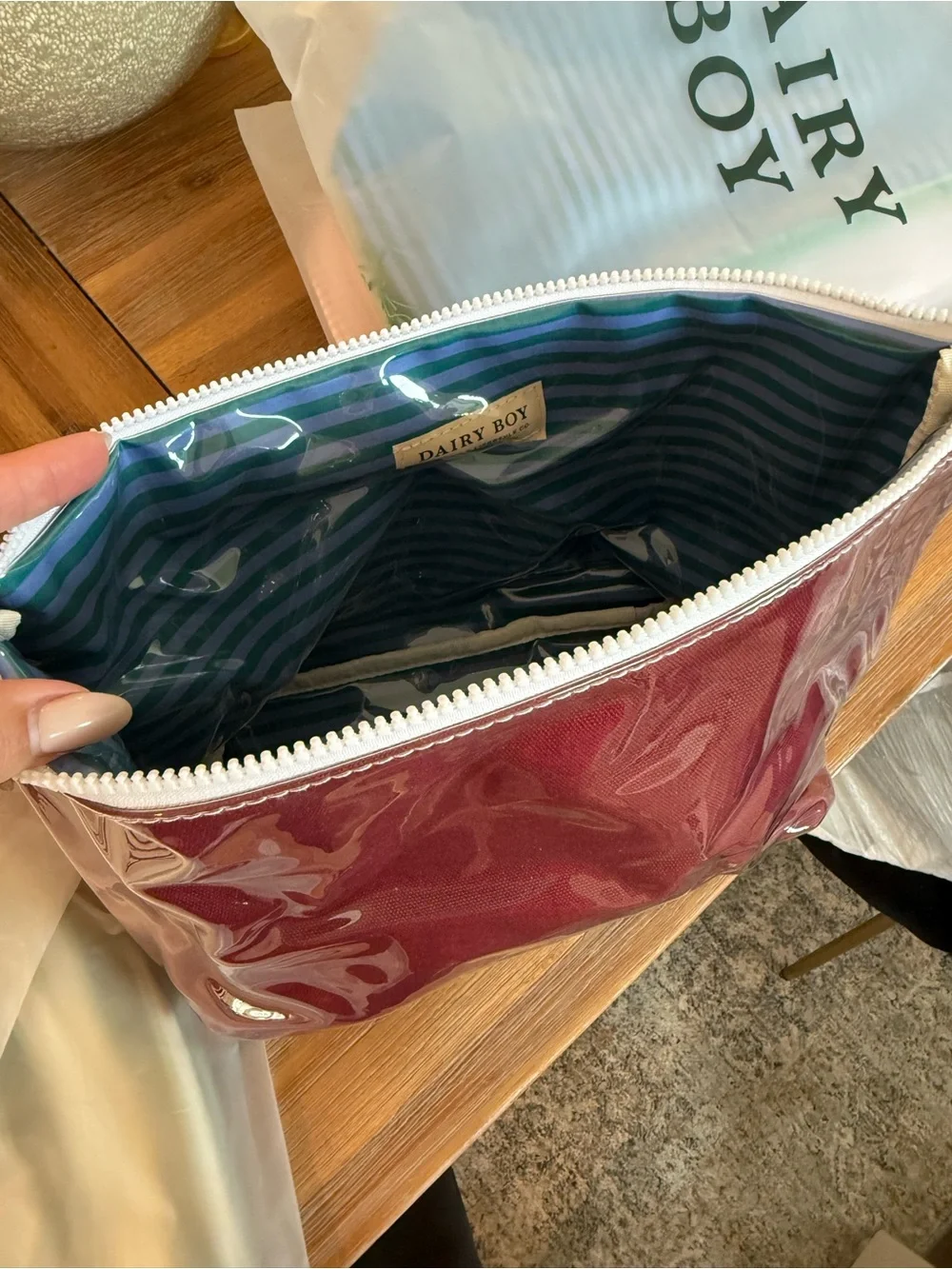 Dairy Boy large size makeup pouch